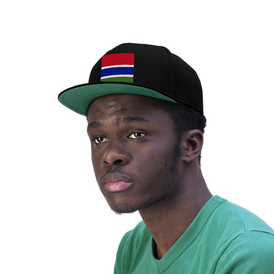 GAMBIA Unisex Flat Bill Hat