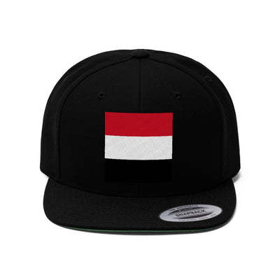 YEMEN Unisex Flat Bill Hat