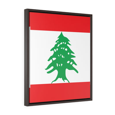 LEBANON Vertical Framed Premium Gallery Wrap Canvas