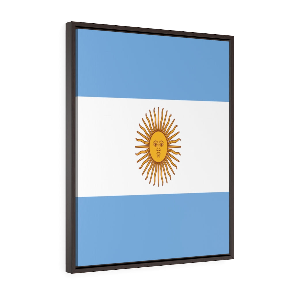 ARGENTINA Vertical Framed Premium Gallery Wrap Canvas