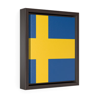 SWEDEN  Vertical Framed Premium Gallery Wrap Canvas