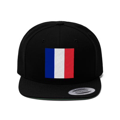 FRANCE Unisex Flat Bill Hat