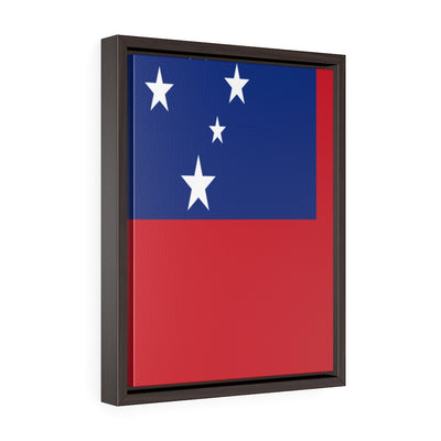 SAMOA Vertical Framed Premium Gallery Wrap Canvas