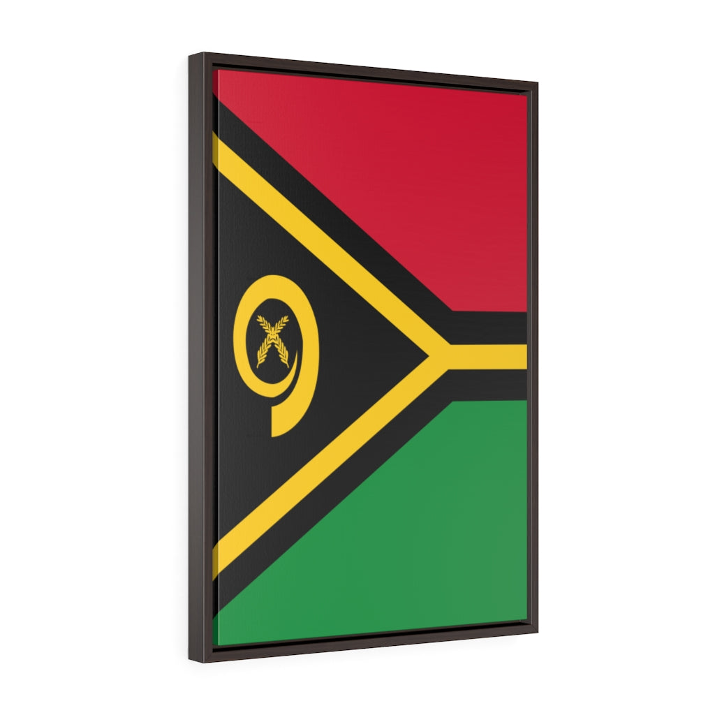 VANUATU Vertical Framed Premium Gallery Wrap Canvas