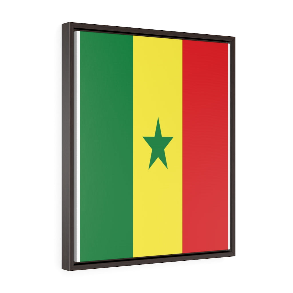 SENEGAL Vertical Framed Premium Gallery Wrap Canvas