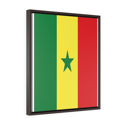 SENEGAL Vertical Framed Premium Gallery Wrap Canvas