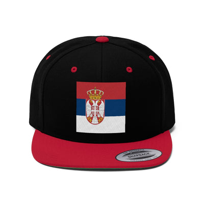 SERBIA  Unisex Flat Bill Hat