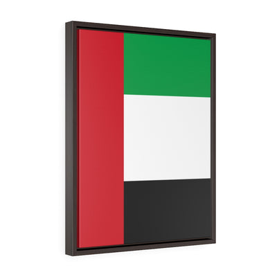 UNITED ARAB EMIRATES Vertical Framed Premium Gallery Wrap Canvas