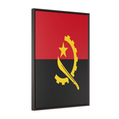 ANGOLA Vertical Framed Premium Gallery Wrap Canvas