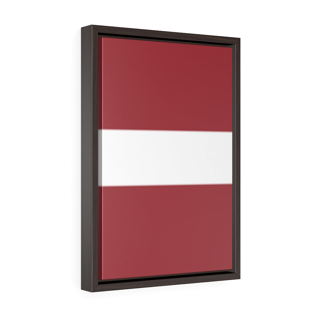 LATVIA Vertical Framed Premium Gallery Wrap Canvas