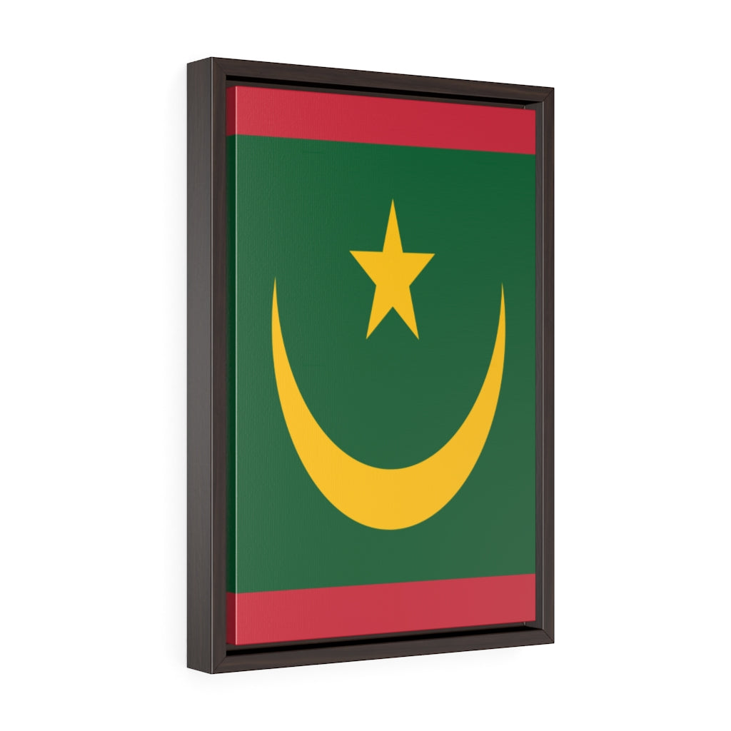 MAURITANIA Vertical Framed Premium Gallery Wrap Canvas