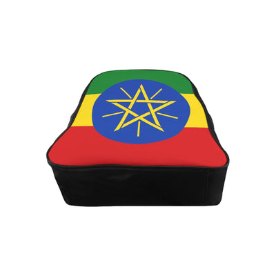 ETHIOPIA FLAG School Backpack