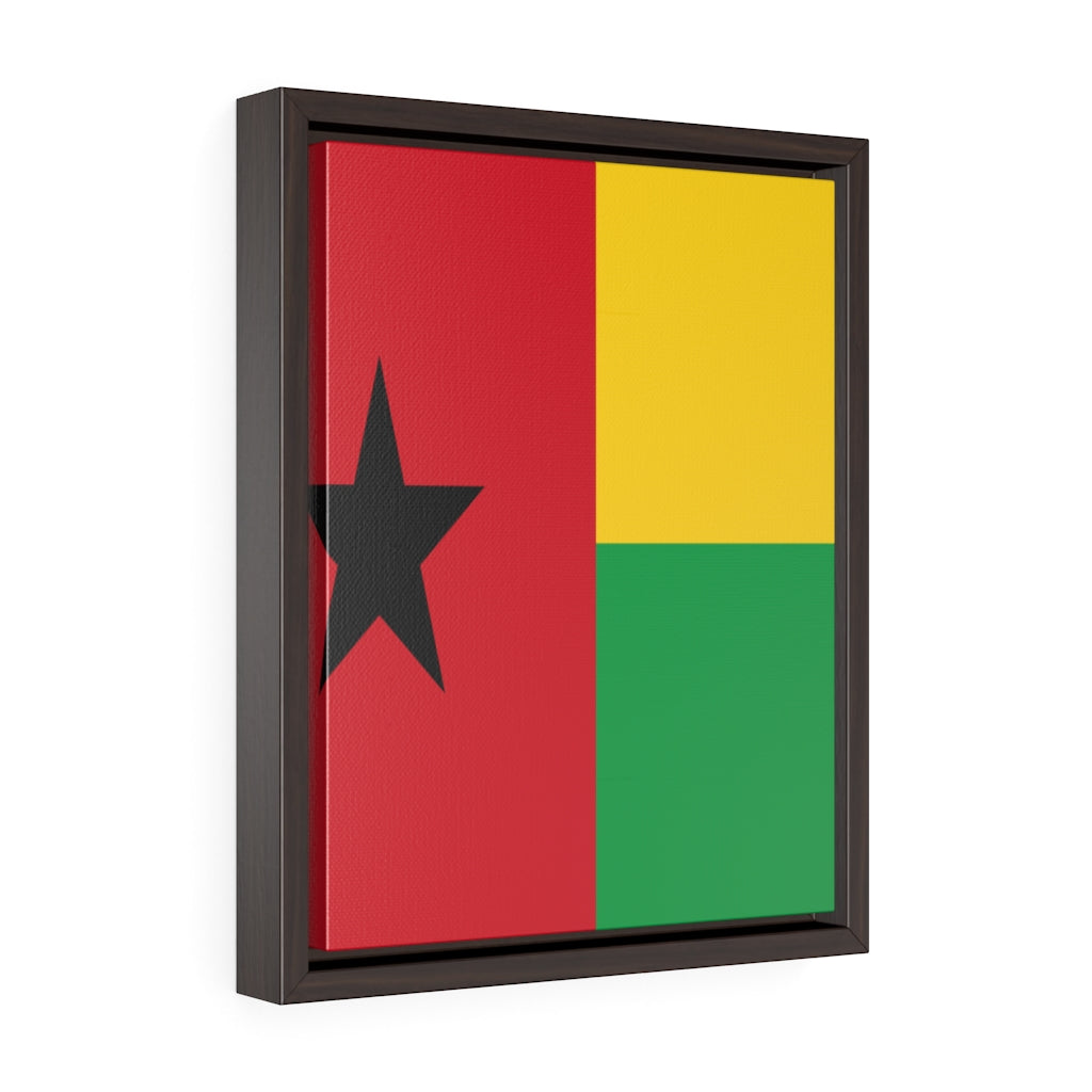 GUINEA- BISSAU Vertical Framed Premium Gallery Wrap Canvas