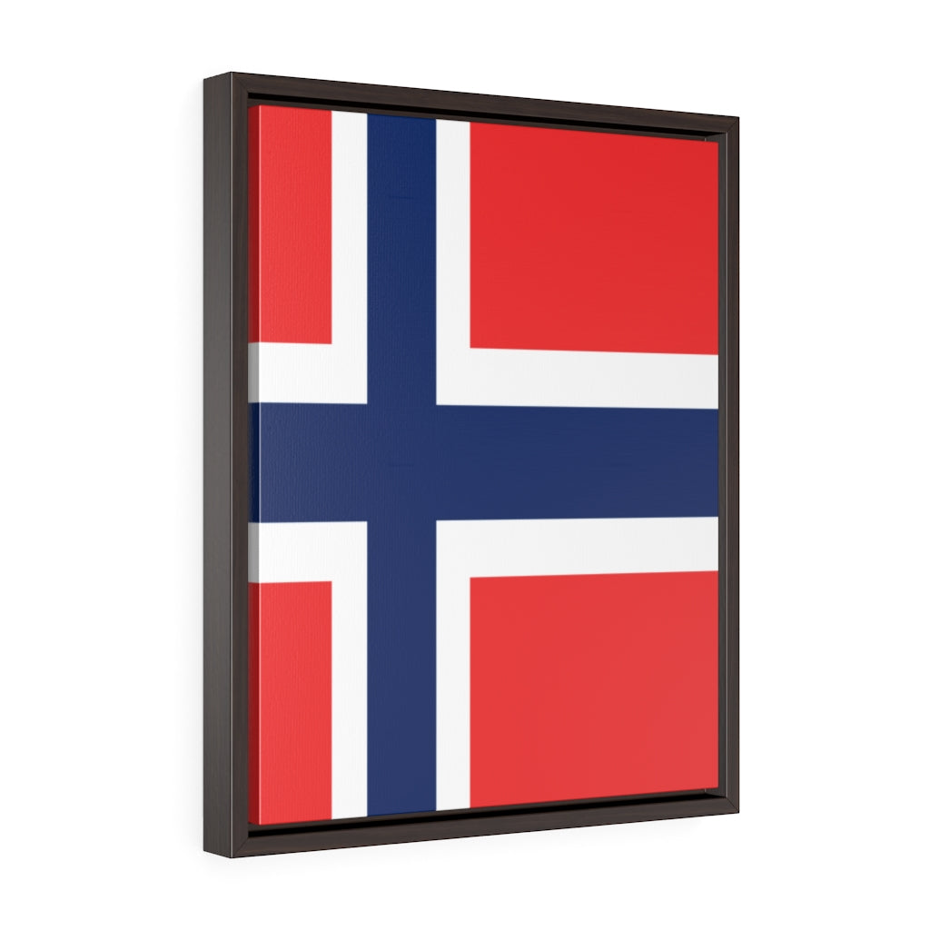 NORWAY Vertical Framed Premium Gallery Wrap Canvas