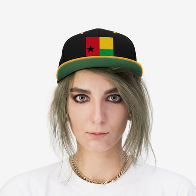 GUINEA-BISSAU Unisex Flat Bill Hat