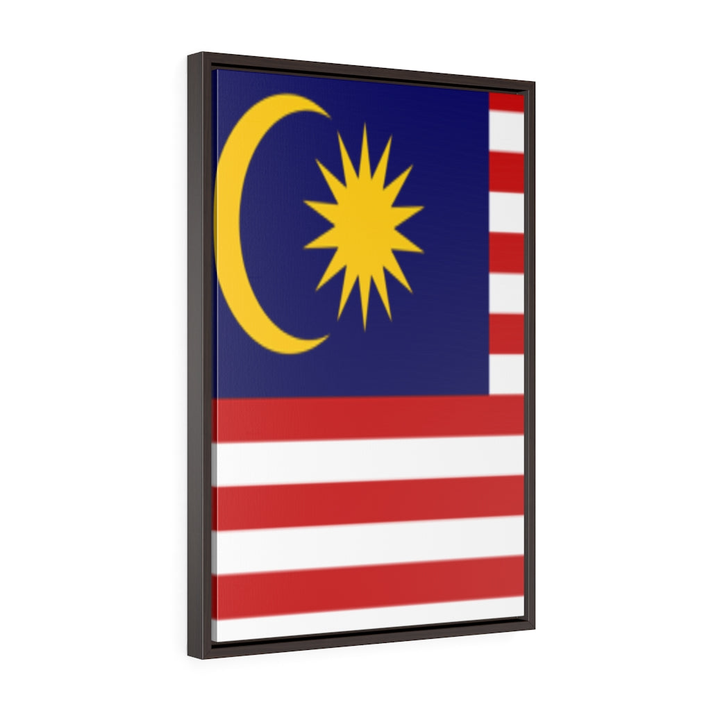 MALAYSIA Vertical Framed Premium Gallery Wrap Canvas