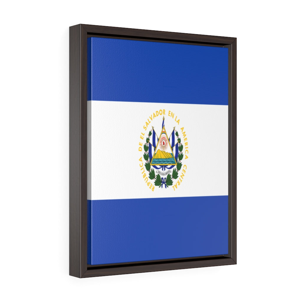 EL SALVADOR Vertical Framed Premium Gallery Wrap Canvas