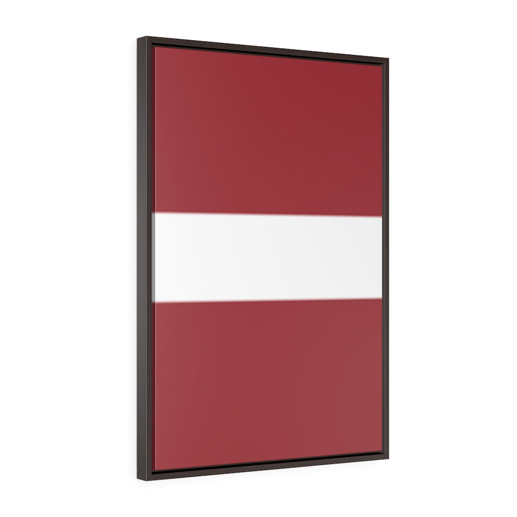 LATVIA Vertical Framed Premium Gallery Wrap Canvas