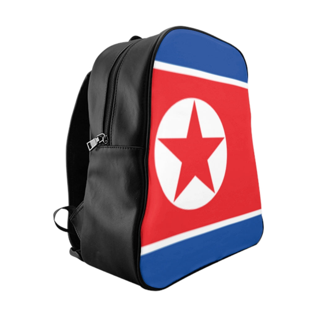 NORTH KOREA FLAG School Backpack