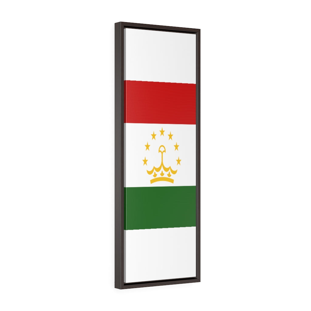 TAJIKISTAN Vertical Framed Premium Gallery Wrap Canvas