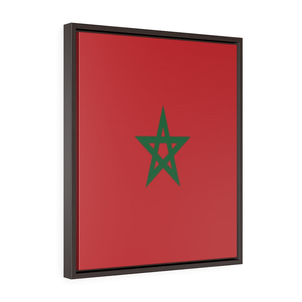 MOROCCO Vertical Framed Premium Gallery Wrap Canvas