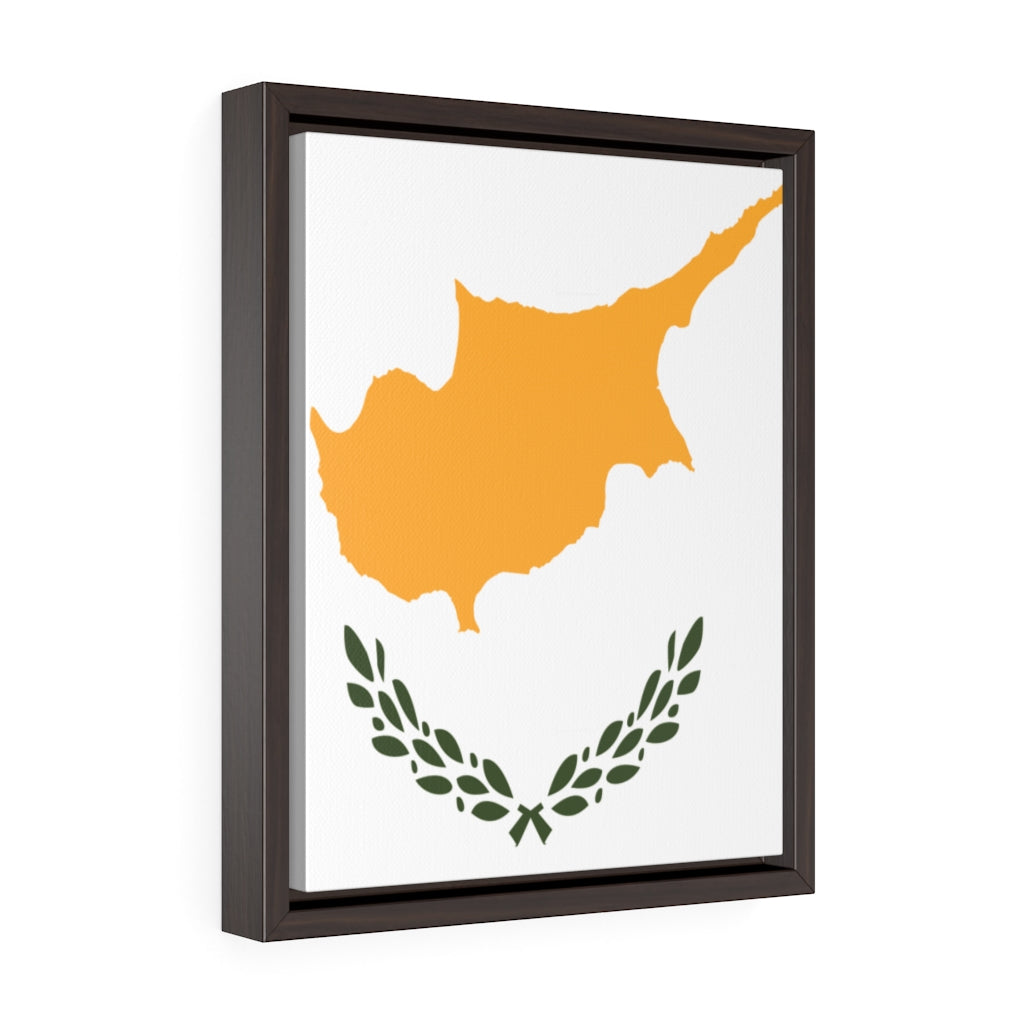 CYPRUS Vertical Framed Premium Gallery Wrap Canvas