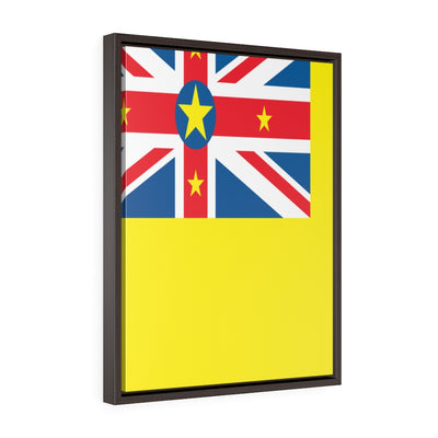 NIUE Vertical Framed Premium Gallery Wrap Canvas