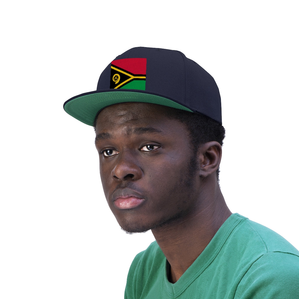 VANUATU Unisex Flat Bill Hat