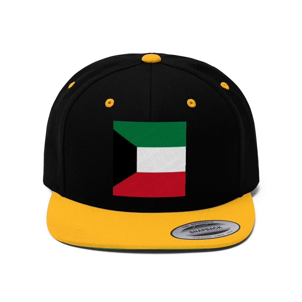 KUWAIT Unisex Flat Bill Hat