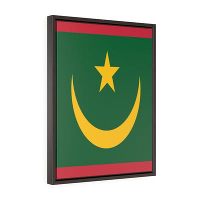 MAURITANIA Vertical Framed Premium Gallery Wrap Canvas