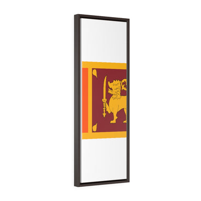 SRI LANKA Vertical Framed Premium Gallery Wrap Canvas