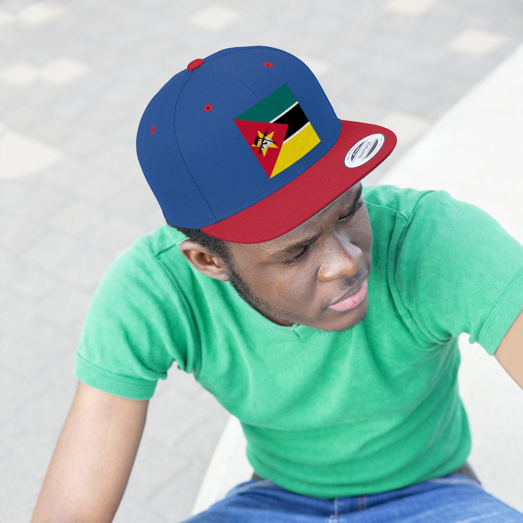 MOZAMBIQUE Unisex Flat Bill Hat