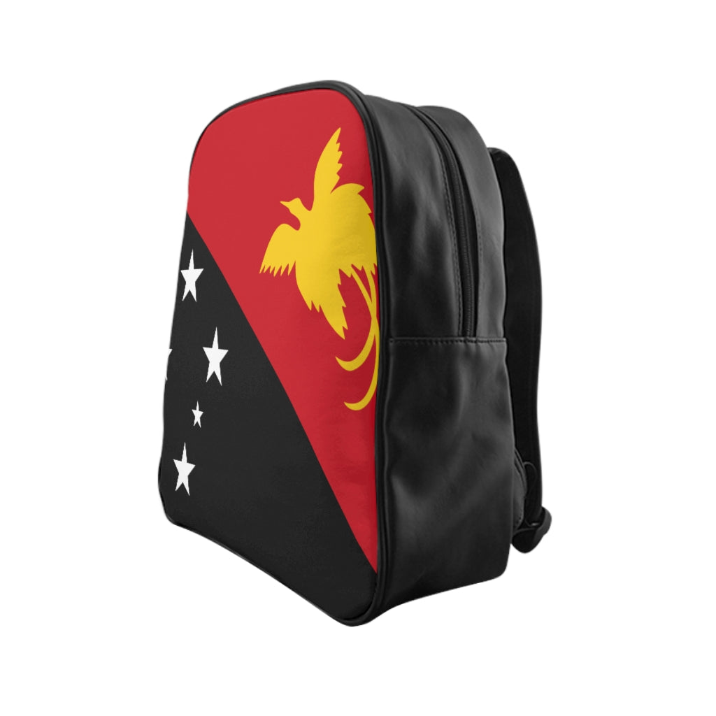 PAPUA GUINEA FLAG School Backpack