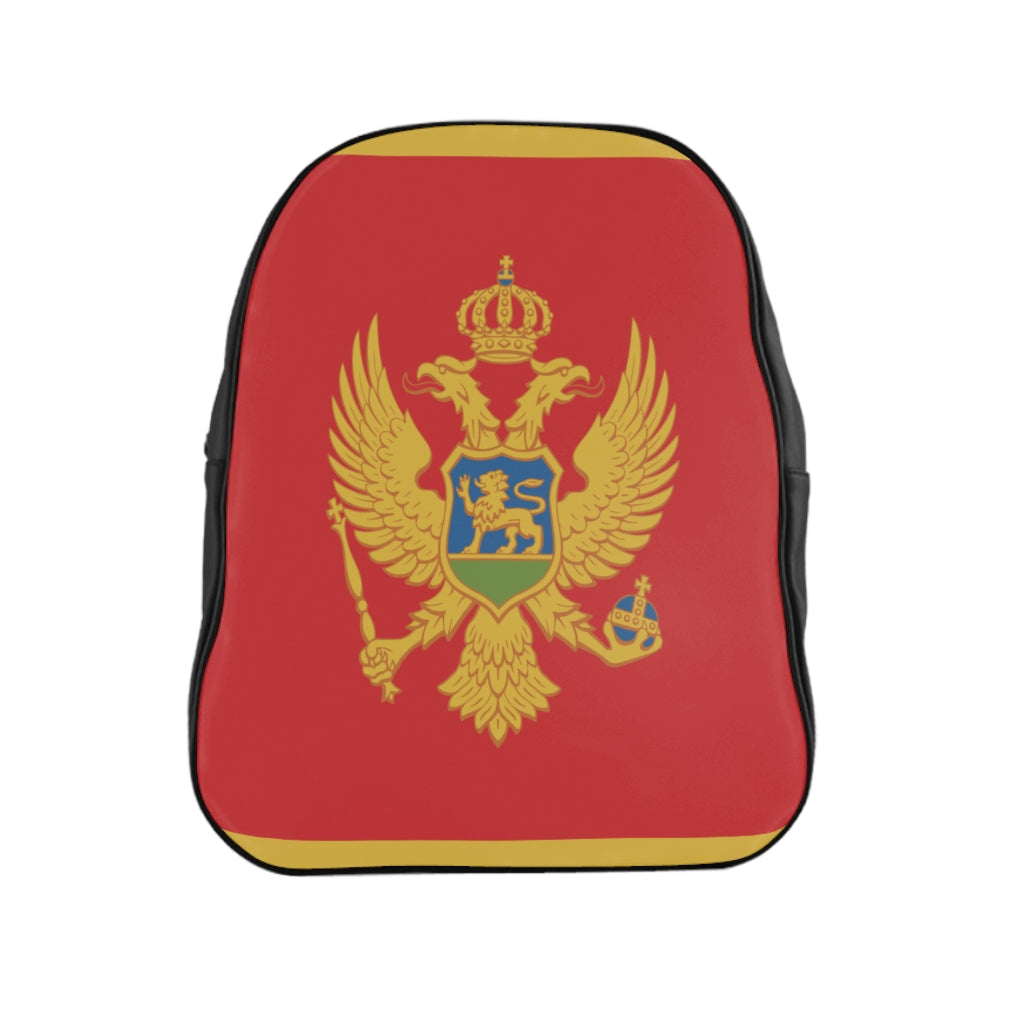 MONTENEGRO FLAG School Backpack