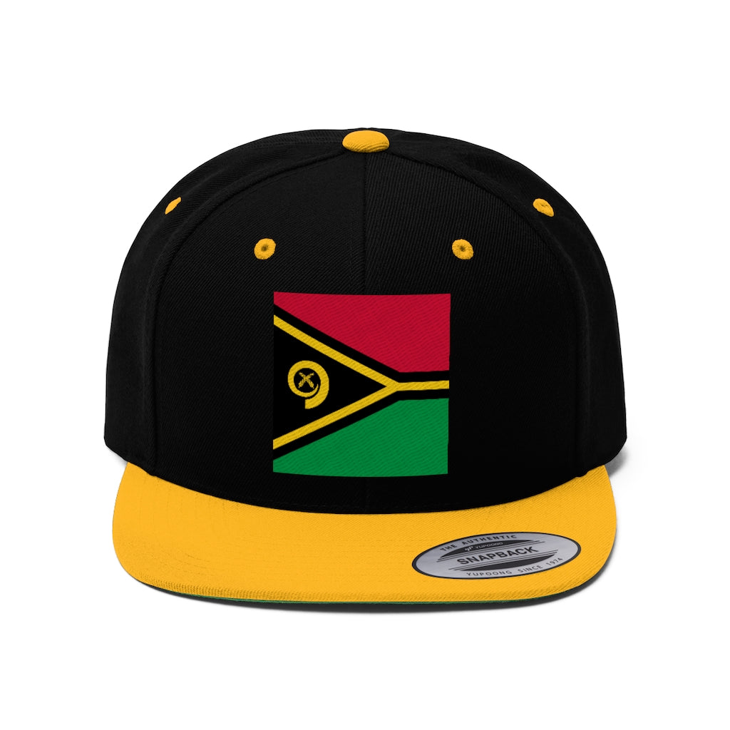 VANUATU Unisex Flat Bill Hat