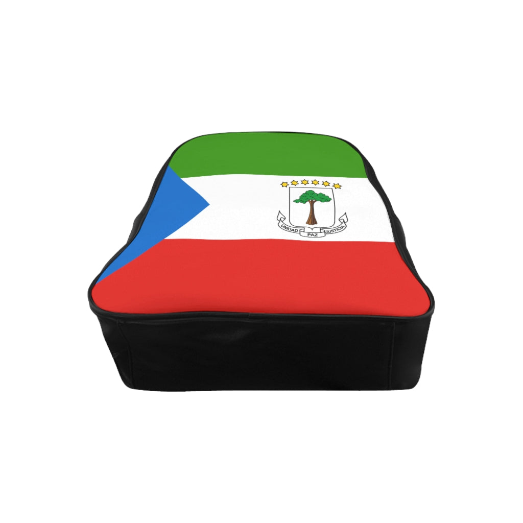 EQUATORIAL GUINEA FLAG School Backpack