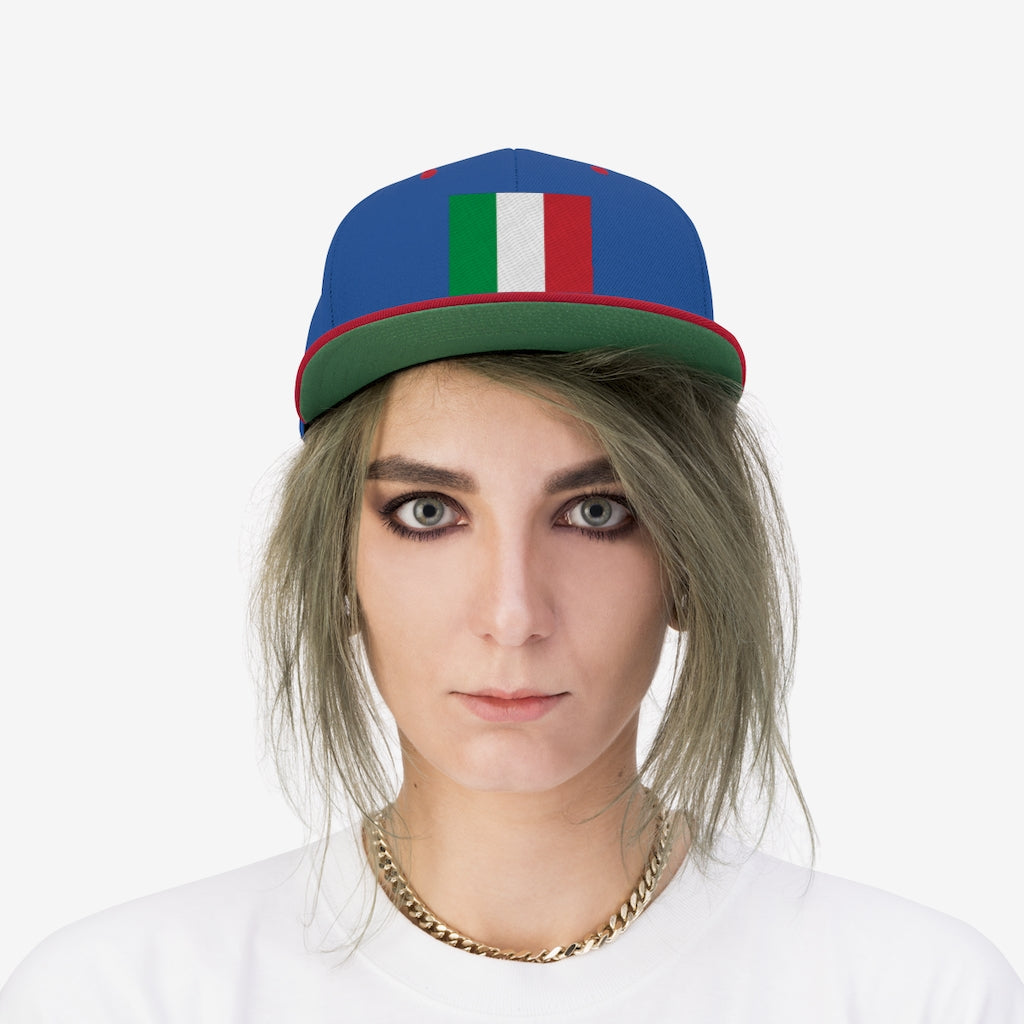 ITALY Unisex Flat Bill Hat