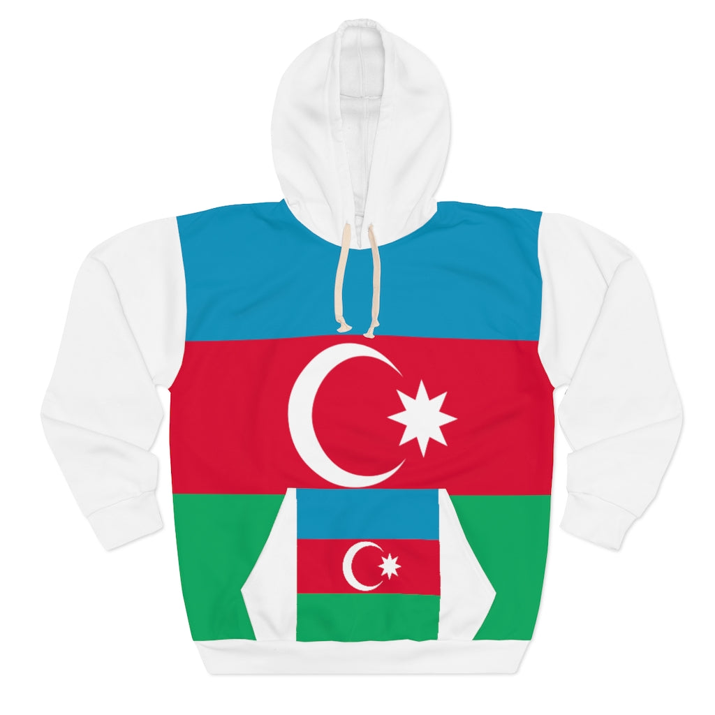 Azerbaijan AOP Unisex Pullover Hoodie