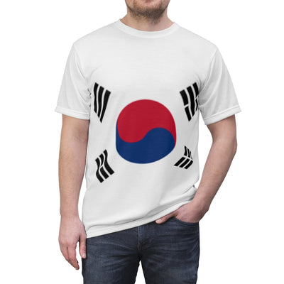 SOUTH KOREA Unisex AOP Cut & Sew Tee