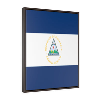 NICARAGUA Vertical Framed Premium Gallery Wrap Canvas