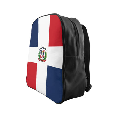 DOMINICAN REPUBLIC FLAG School Backpack