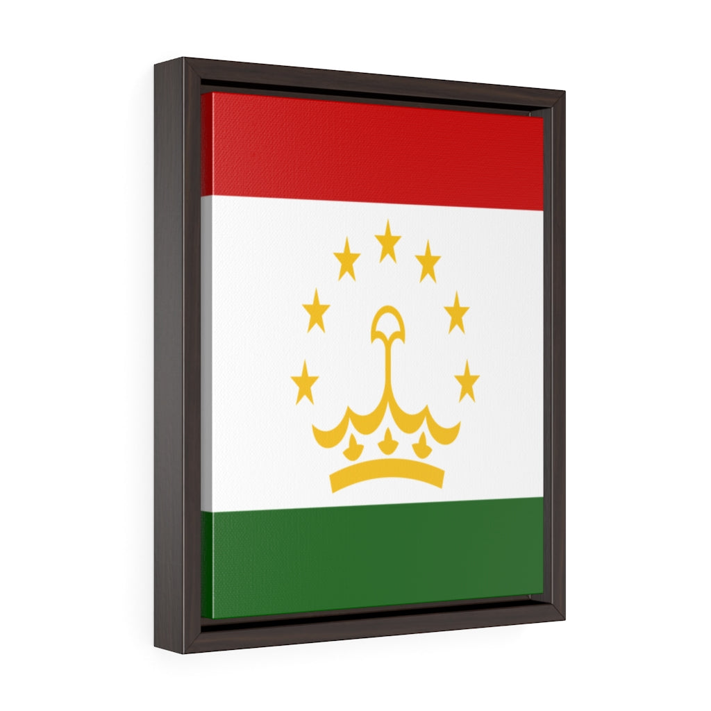 TAJIKISTAN Vertical Framed Premium Gallery Wrap Canvas