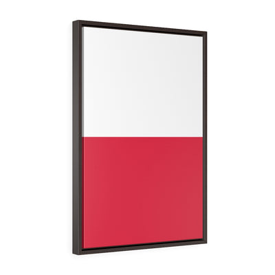 POLAND Vertical Framed Premium Gallery Wrap Canvas