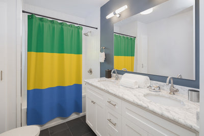 GABON Shower Curtains