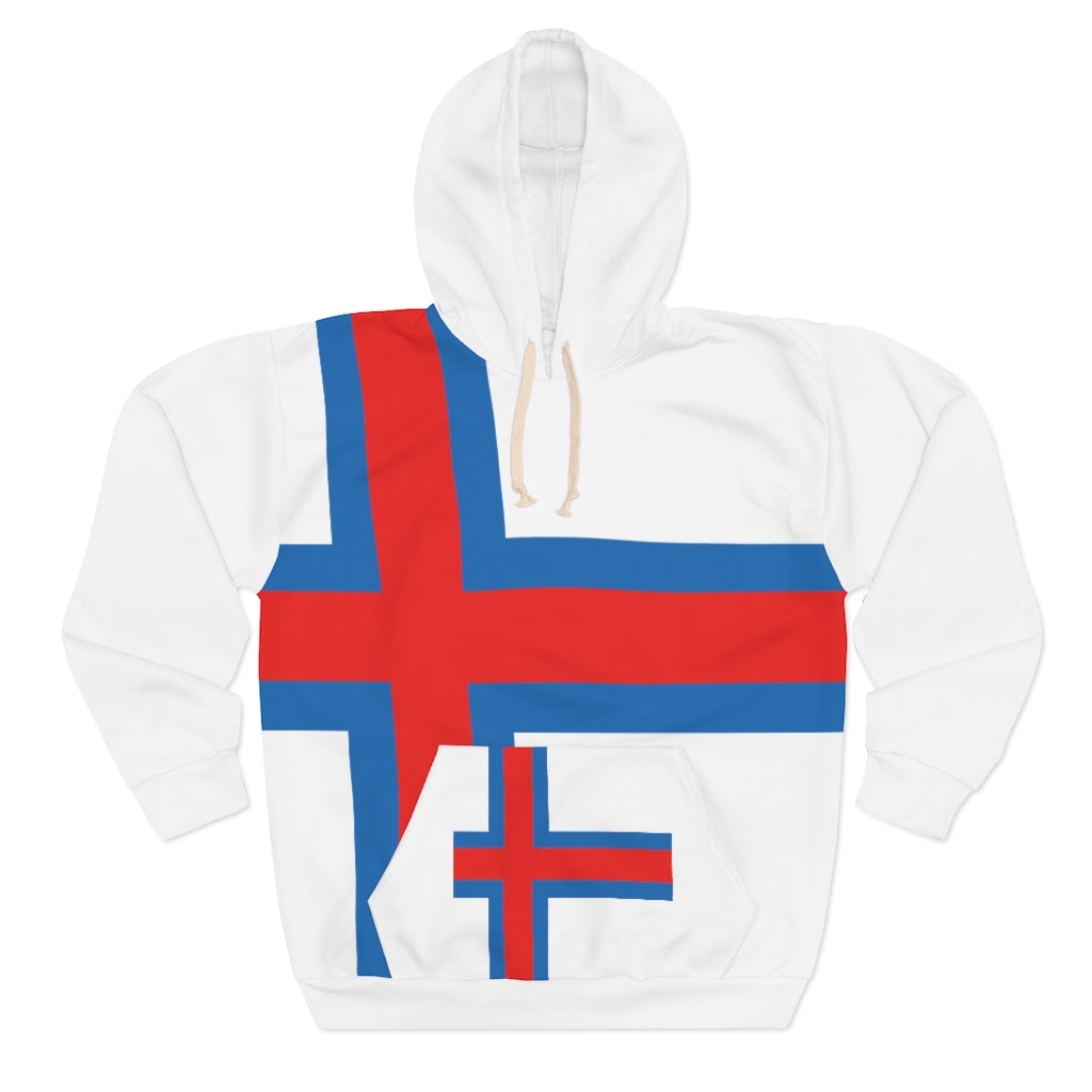 Faroe Islands AOP Unisex Pullover Hoodie