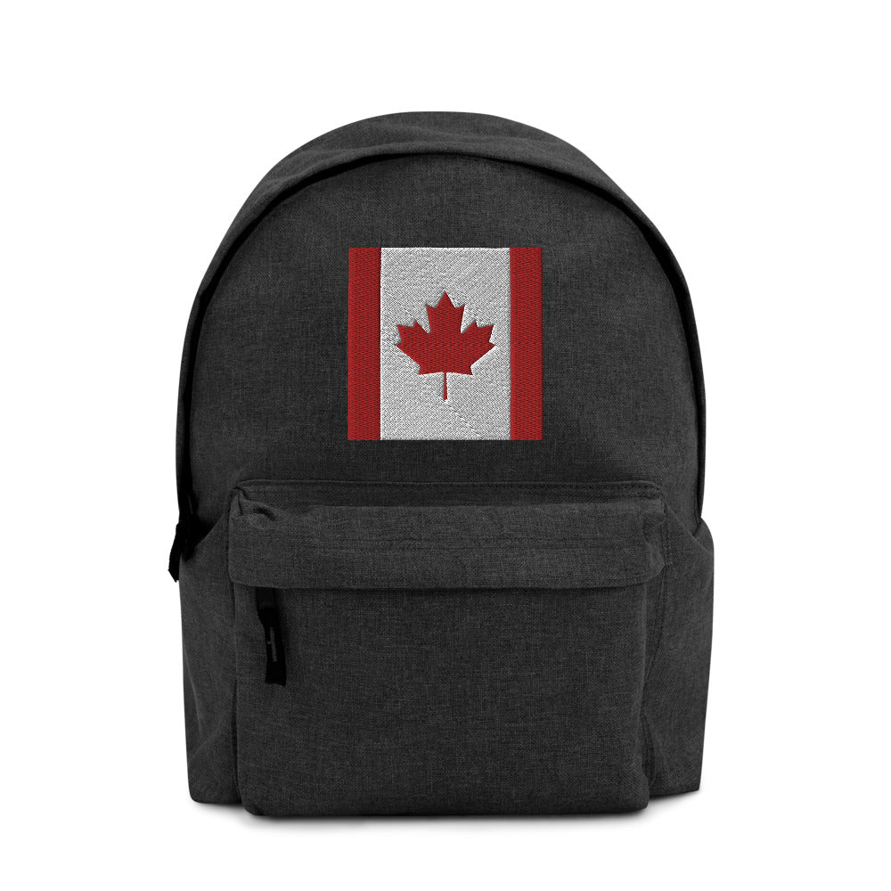 Canada flag Embroidered Backpack