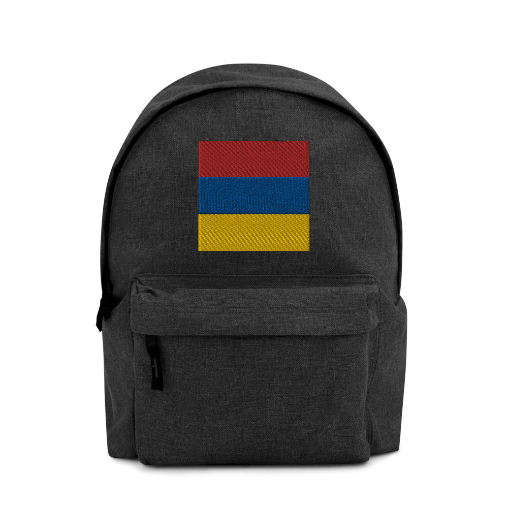 ARMENIA  FLAG Embroidered Backpack