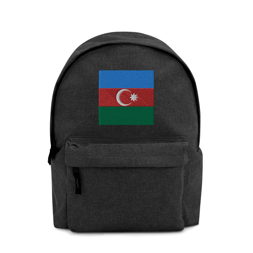 AZERBAIJAN FLAG Embroidered Backpack