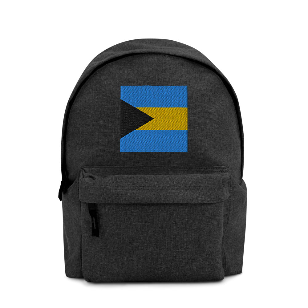 BAHAMAS FLAG Embroidered Backpack