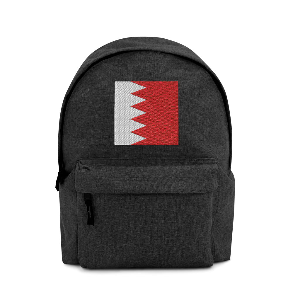 BAHRAIN FLAG Embroidered Backpack